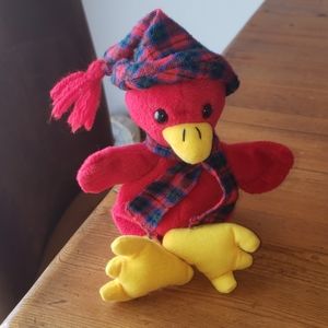 Snowden Cardinal 8" Plush Beanbag New!